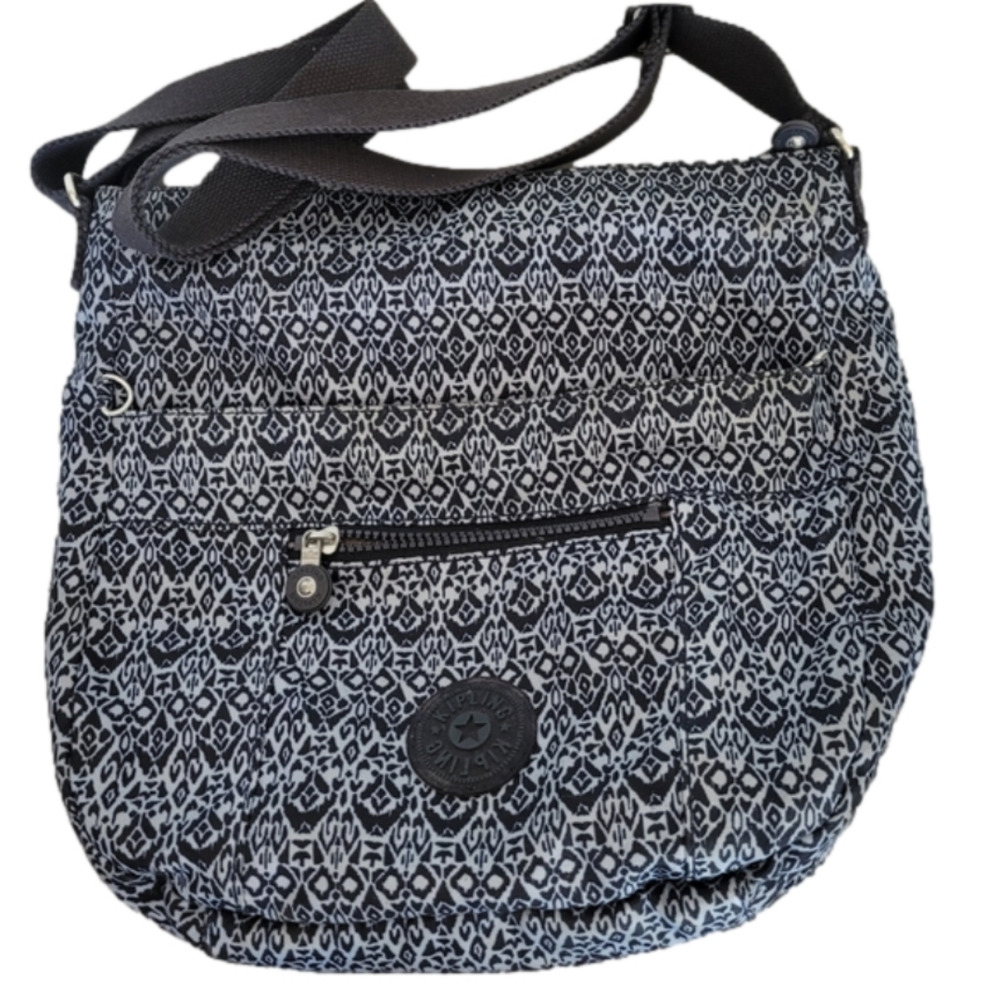 Kipling Navy Blue Patterned Shoulder Strap Bag - image 1